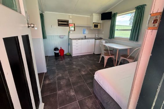 Deluxe Family Cabin (5 persons) - view from doorway